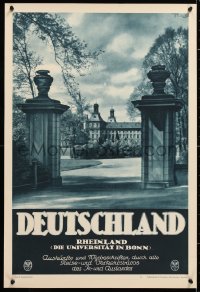 6r062 DEUTSCHLAND Rheinland style 20x29 German travel poster 1930s great images from Germany!