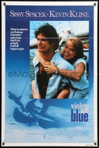 6r974 VIOLETS ARE BLUE int'l 1sh 1986 cool image of Sissy Spacek & Kevin Kline!