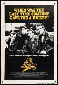 6s221 LORDS OF FLATBUSH linen int'l 1sh 1974 Fonzie, Rocky, & Perry as greasers in leather!