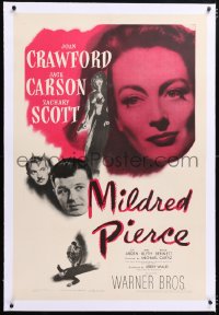 6s240 MILDRED PIERCE linen 1sh 1945 James M. Cain, Joan Crawford in love triangle with her daughter!