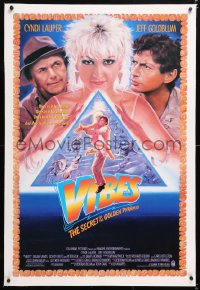 6s370 VIBES linen int'l 1sh 1988 Cyndi Lauper & Jeff Goldblum, Secret of the Golden Pyramid!