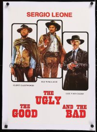 6t219 GOOD, THE BAD & THE UGLY linen 15x21 Chilean commercial poster 1990s different art of cast!