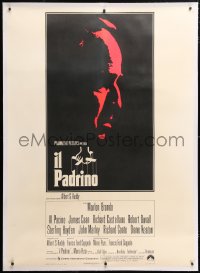 6t259 GODFATHER linen Italian 1p 1972 incredibly rare first release with great different Brando art!