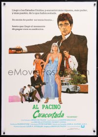6t230 SCARFACE linen Venezuelan 1983 Al Pacino as Tony Montana, Brian De Palma, Oliver Stone!