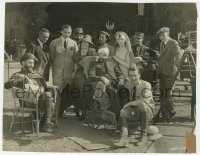 6w319 FOUR HORSEMEN OF THE APOCALYPSE candid 7x9 still 1921 Valentino, Rex Ingram, cast portrait!