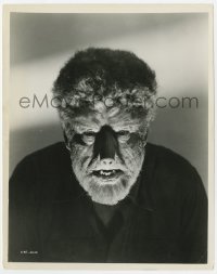 6w353 WOLF MAN 8x10 still 1941 best close portrait of Lon Chaney in full werewolf monster makeup!