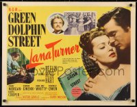 6w074 GREEN DOLPHIN STREET style B 1/2sh 1947 Lana Turner, Van Heflin, written by Samson Raphaelson!