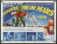 6w078 INVADERS FROM MARS 1/2sh 1953 William Cameron Menzies, hordes of green monsters from space!