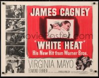6w086 WHITE HEAT 1/2sh 1949 James Cagney is Cody Jarrett, classic film noir, top of the world, Ma!