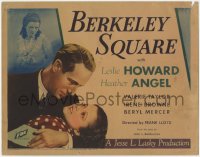 6w357 BERKELEY SQUARE TC 1933 Leslie Howard travels back in time to the American Revolution, rare!
