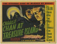 6w360 CHARLIE CHAN AT TREASURE ISLAND TC 1939 Asian Sidney Toler, murder by magic, ultra rare!