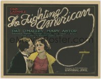 6w364 FIGHTING AMERICAN TC 1924 distraught Mary Astor resists Pat O'Malley's advances, ultra rare!