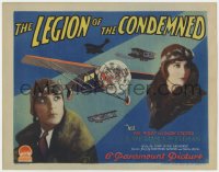 6w367 LEGION OF THE CONDEMNED TC 1928 pilots Gary Cooper & Fay Wray, William Wellman, ultra rare!