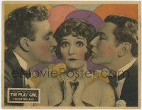 6w472 PLAY GIRL LC 1928 c/u of Madge Bellamy kissed by Johnny Mack Brown AND Walter McGrail!