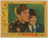 6w513 WINGS LC 1927 best close up of Clara Bow & Buddy Rogers, William Wellman Best Picture winner!