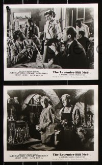 6w298 LAVENDER HILL MOB 8 English FOH LCs R1950s Alec Guinness, Audrey Hepburn, Ealing classic!