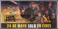 6x285 SOLO Argentinean 6p 2018 A Star Wars Story, Ron Howard, Ehrenreich, Glover, Chewbacca, rare!
