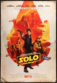6x286 SOLO IMAX advance DS bus stop 2018 A Star Wars Story, Ehrenreich, Clarke, Harrelson, cool art!