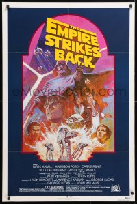 6x108 EMPIRE STRIKES BACK NSS style 1sh R1982 George Lucas sci-fi classic, cool artwork by Tom Jung!