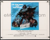 6x115 EMPIRE STRIKES BACK style B 1/2sh 1980 George Lucas classic, cool art by Tom Jung, rare!