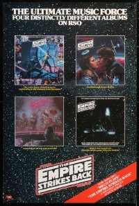 6x146 EMPIRE STRIKES BACK 24x36 soundtrack poster 1980 ultimate music force, art from four albums!