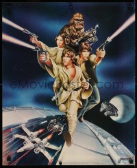 6x079 STAR WARS 19x23 special poster 1978 Goldammer art of trench run, Procter & Gamble tie-in!
