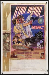 6x016 STAR WARS style D NSS style 1sh 1978 George Lucas, circus poster art by Struzan & White!