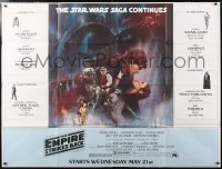 6x121 EMPIRE STRIKES BACK subway poster 1980 classic Gone With The Wind style art by Roger Kastel!