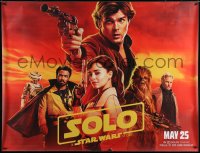 6x289 SOLO subway poster 2018 A Star Wars Story, Ehrenreich, Clarke, Harrelson, art of top cast!
