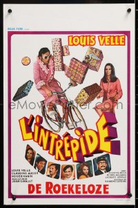 6y107 L'INTREPIDE Belgian 1975 wacky Louis Velle, sexy Claudine Auger and top cast!