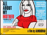 6y449 ALL ABOUT MY MOTHER British quad 1999 Pedro Almodovar's Todo Sobre Mi Madre, cool art by Marine!