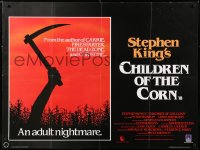 6y462 CHILDREN OF THE CORN British quad 1983 Stephen King horror, and a child shall lead them!