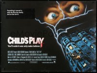 6y461 CHILD'S PLAY British quad 1989 when Freddy has nightmares he dreams of Chucky!