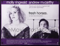6y475 FRESH HORSES British quad 1990 close-up of sexy Molly Ringwald, Andrew McCarthy!