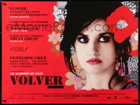 6y533 VOLVER DS British quad 2007 Almodovar, sexy Penelope Cruz surrounded by flowers!