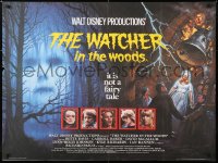 6y535 WATCHER IN THE WOODS British quad 1982 Disney, it was just game until a girl vanished for 30 years!