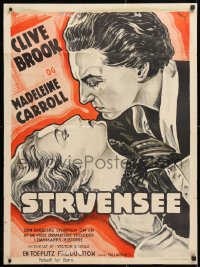 6y024 DICTATOR group of 2 Danish posters 1935 Clive Brook & beautiful Madeleine Carroll!
