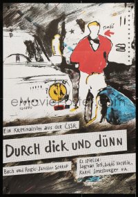 6y211 KAMARAD DO DESTE East German 22x32 1989 Stuwe art of Sagvan Tofi, Lucas Vaculik & Strasburger!