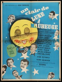 6y859 MOONLIGHT IN MAUBEUGE French 24x31 1962 Claude Brasseur, Jean Carmet, Mathilde Casadesus!