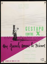 6y872 RENDEZVOUS French 23x32 1960 Une Gueule Comme La Mienne, art of Clair Maurier, Paul Guers!