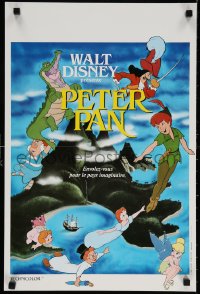 6y963 PETER PAN French 16x24 R1970s Walt Disney animated cartoon fantasy classic!