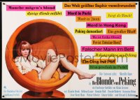 6y247 BLONDE FROM PEKING horizontal German 1967 directed by Nicolas Gessner, sexy Mireille Darc!