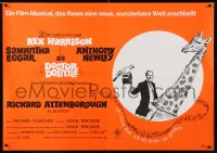 6y270 DOCTOR DOLITTLE German 1967 Rex Harrison speaks w/animals, Richard Fleischer!
