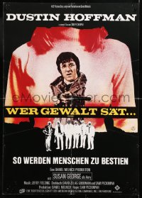 6y319 STRAW DOGS German 1972 directed by Sam Peckinpah, Dustin Hoffman, cool different image!