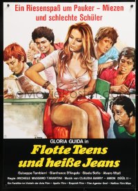 6y324 TEASERS German 1978 Casaro artwork of sexy girl who will boggle your mind in private!