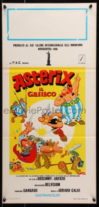 6y558 ASTERIX THE GAUL Italian locandina 1968 great images from Ray Goossens' French cartoon!