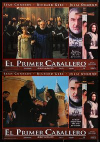 6y170 FIRST KNIGHT group of 4 Spanish 1995 Richard Gere as Lancelot, Sean Connery as Arthur, Julia Ormond!