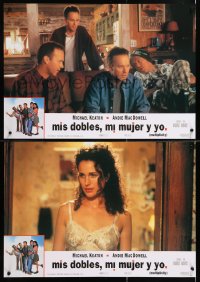 6y179 MULTIPLICITY group of 4 Spanish 1996 many Michael Keatons & one sexy Andie MacDowell!