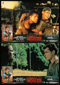6y180 NO ESCAPE group of 4 Spanish 1995 Ray Liotta, Kevin Dillon, cool action images!