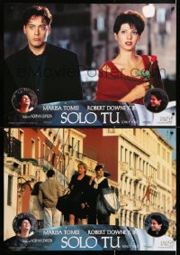 6y181 ONLY YOU group of 4 Spanish 1994 Marisa Tomei & Robert Downey Jr. romantic comedy!